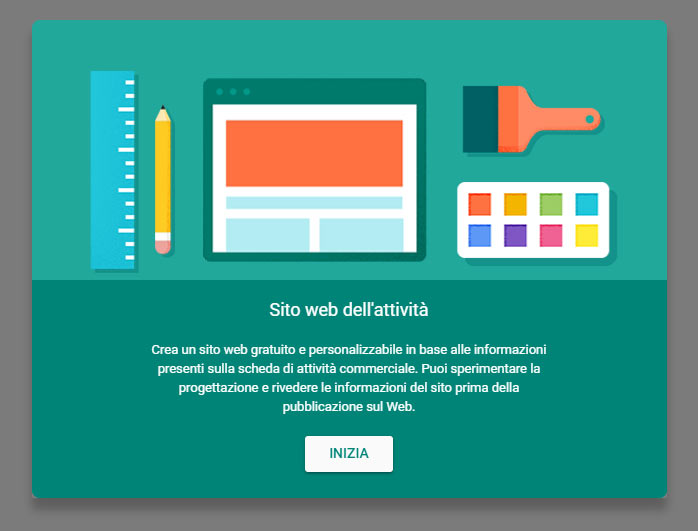 Funzione sito web in google my business Funzione sito web in google my business