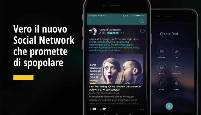 Vero il nuovo Social Network che promette di spopolare