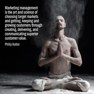 Citazione di Philip Kotler sulla gestione del marketing