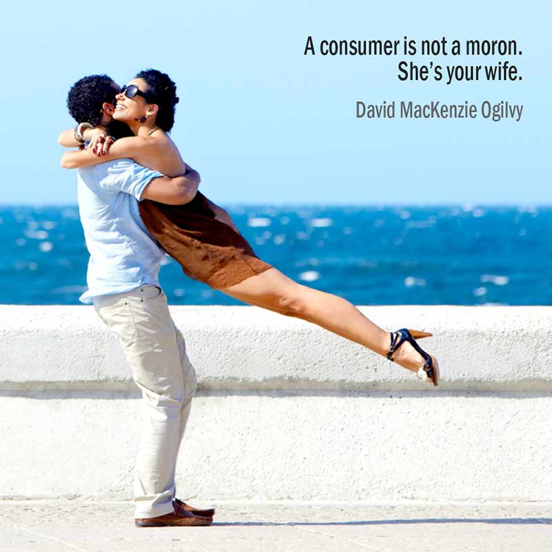 Citazione di David MacKenzie Ogilvy sul Consumatore