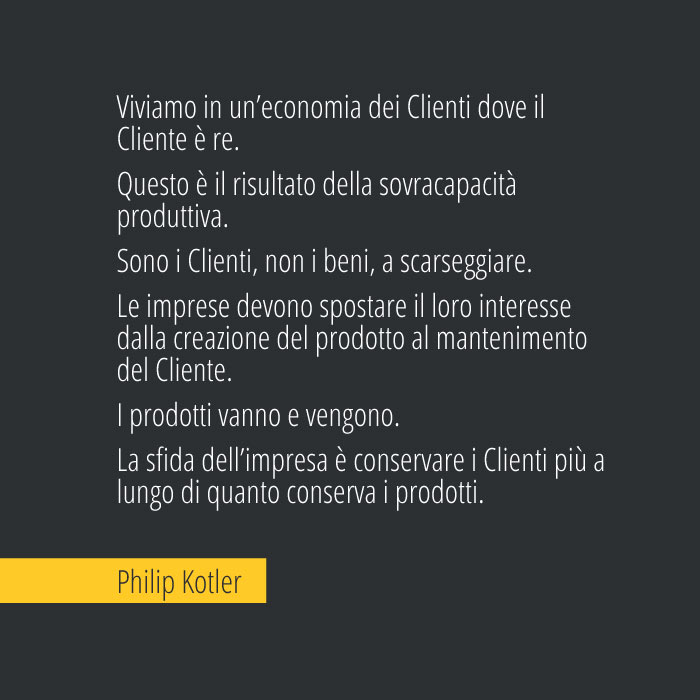 Citazione di Philip Kotler