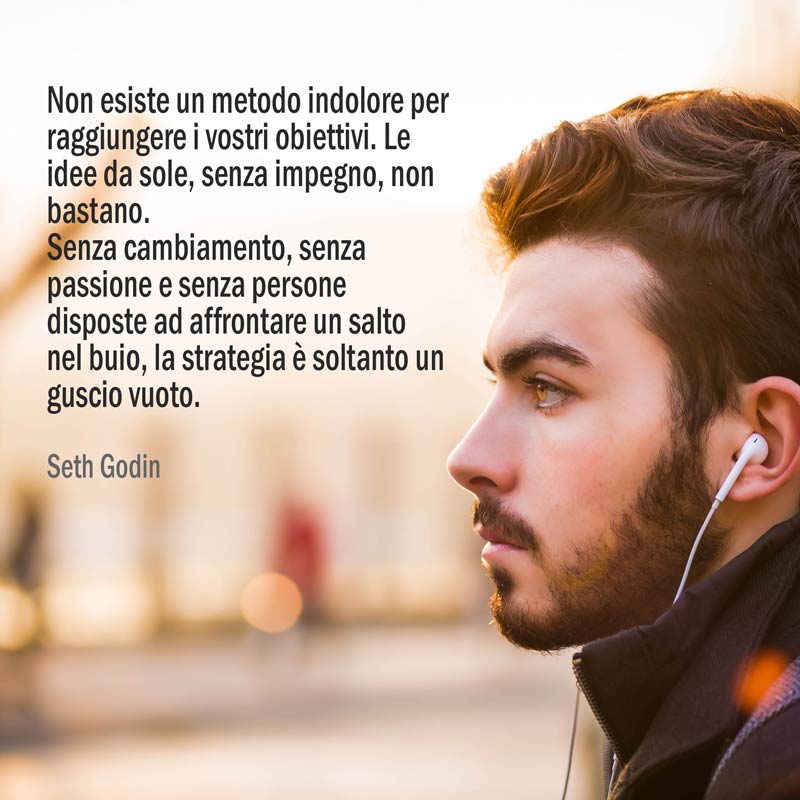 Il raggiungimento degli obiettivi per Seth Godin