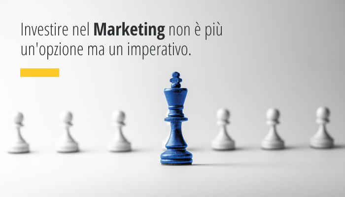 Se non investi nel Marketing i tuoi Competitors guadagneranno nuove quote di Mercato, compromettendo il futuro della tua Azienda.