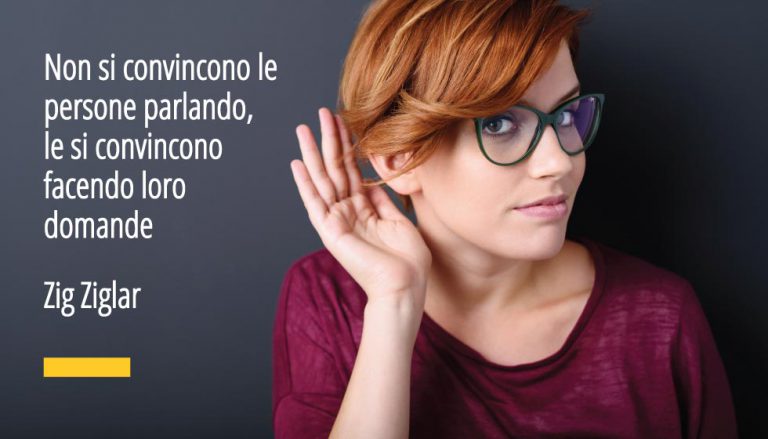 L'ascolto e la comprensione sono due fasi fondamentali nel processo di vendita