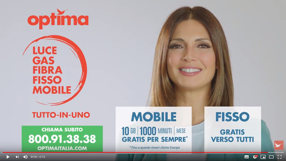 spot televisivo di Optima Italia