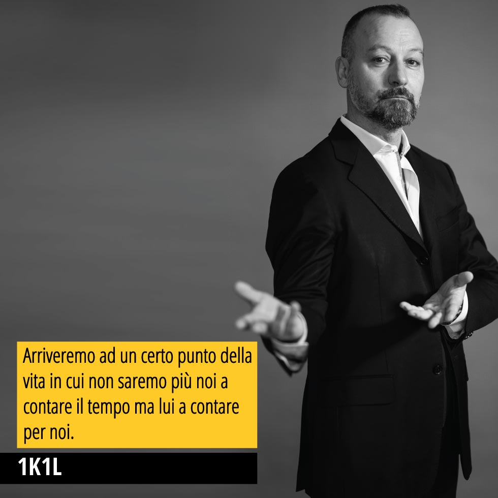 Citazione di Donato Cremonesi "Arriverai ad un certo punto della vita in cui non sei più tu a contare il tempo ma lui a contare per te."