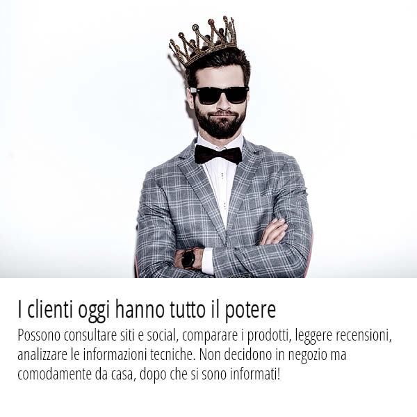 Grazie al Content Marketing possiamo creare una relazione duratura con i tuoi clienti