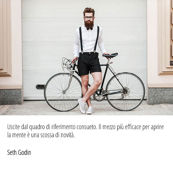 Citazione di Seth Godin Guru mondiale di permission marketing, viral marketing e di direct marketing
