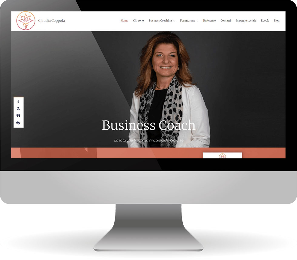 Nuovo sito di Claudia Coppola Coach realizzato da Factory Communication Inbound Marketing