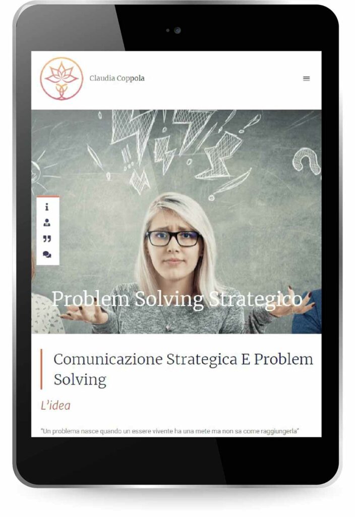 Nuovo sito con WordPress realizzato da Factory Communication Agenzia di Marketing e Comunicazione per Claudia Coppola Coach