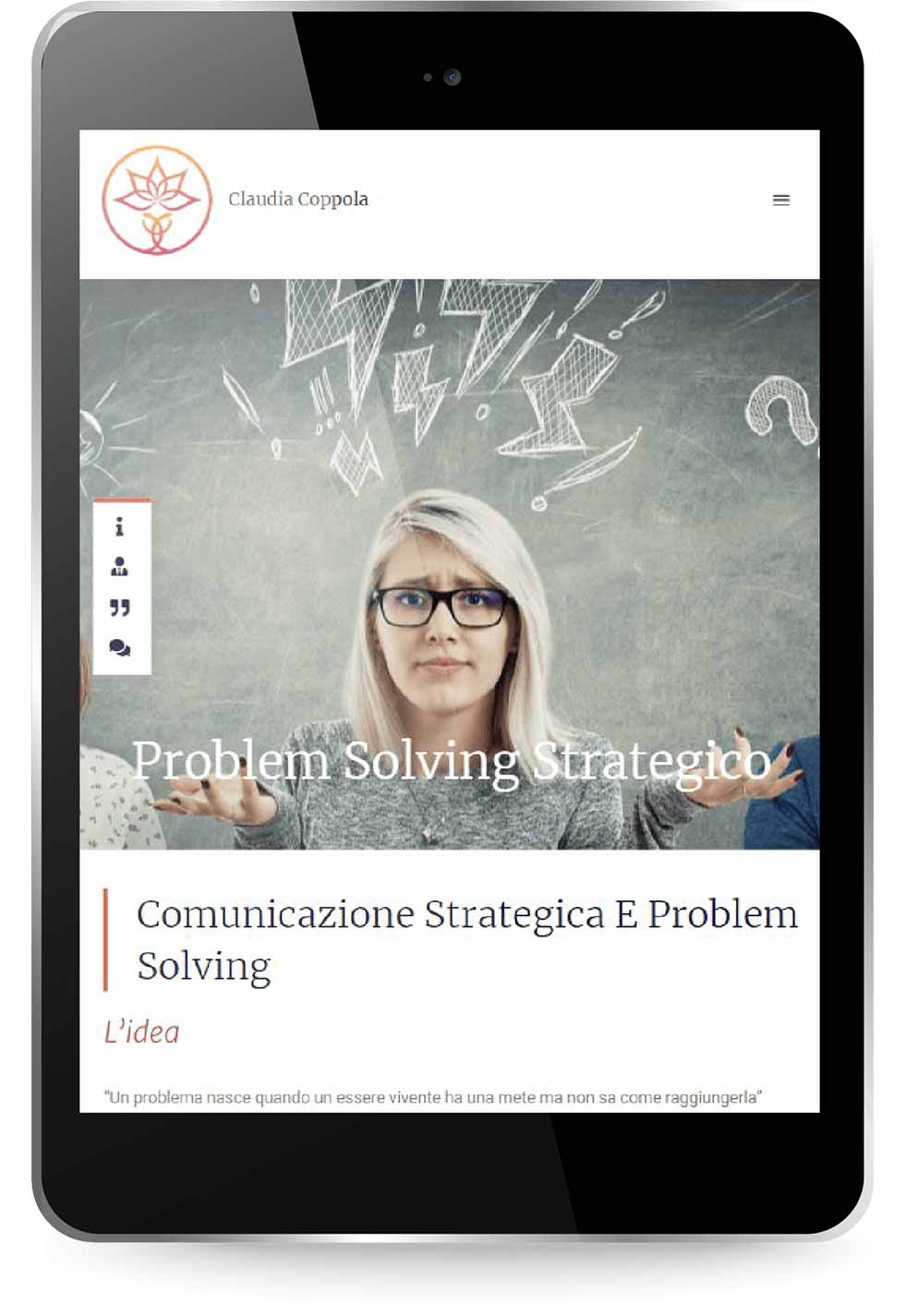 Nuovo sito con WordPress realizzato da Factory Communication Agenzia di Marketing e Comunicazione per Claudia Coppola Coach Nuovo sito con WordPress realizzato da Factory Communication Agenzia di Marketing e Comunicazione per Claudia Coppola Coach