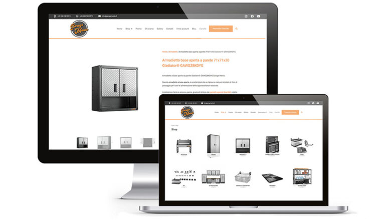 Factory Communication ha realizzato il nuovo ecommerce di Garage Mania