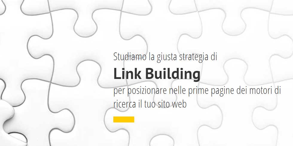 Link Building per posizionare nelle prime pagine dei motori di ricerca il tuo sito web