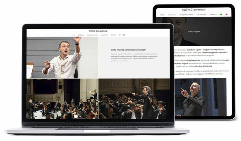 Factory Communication ha realizzato nuovo Sito per il Direttore orchestra Attilio Cremonesi