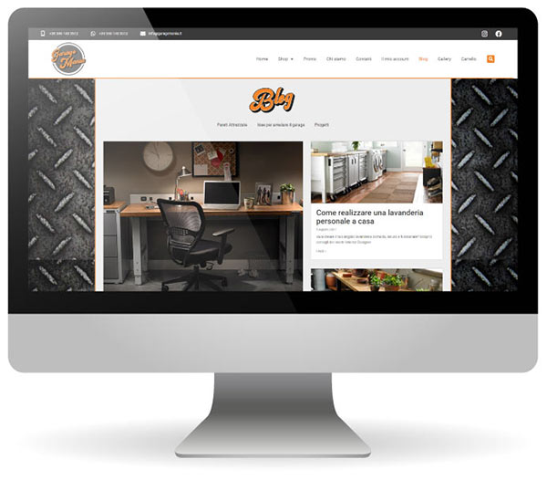 Factory Communication realizza il nuovo sito e-commerce per Garage Mania Factory Communication realizza il nuovo sito e-commerce per Garage Mania
