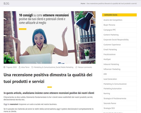 Immagine dell'articolo "Come promuovere le recensioni positive dei clienti?"