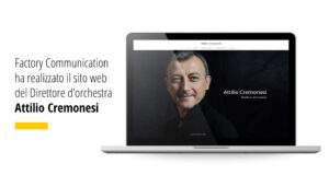 Online il nuovo sito del Maestro Attilio Cremonesi - Factory Communication