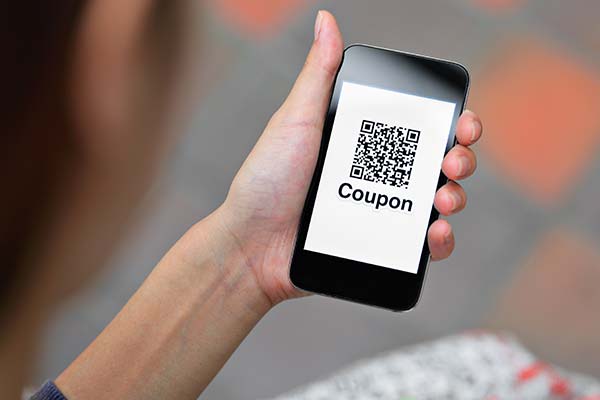 QR Code esempio di utilizzo per i coupon