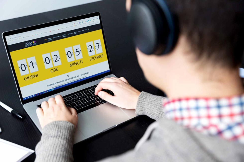 Utilizza il Countdown sulla landing page e sulle email marketing dall'articolo di Factory Communication