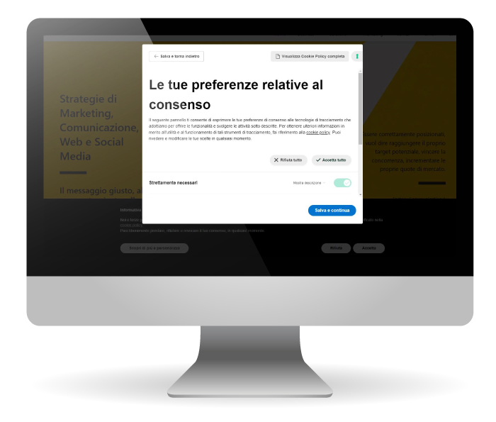 Scopri come possiamo aiutarti ad adeguare il tuo sito o app alle nuove normative del Garante della Privacy
