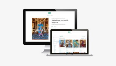 interfaccia eCommerce di Abbigliamento Antica Sartoria Positano, realizzato da Factory Communication