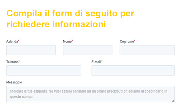 Esempio di form di registrazione