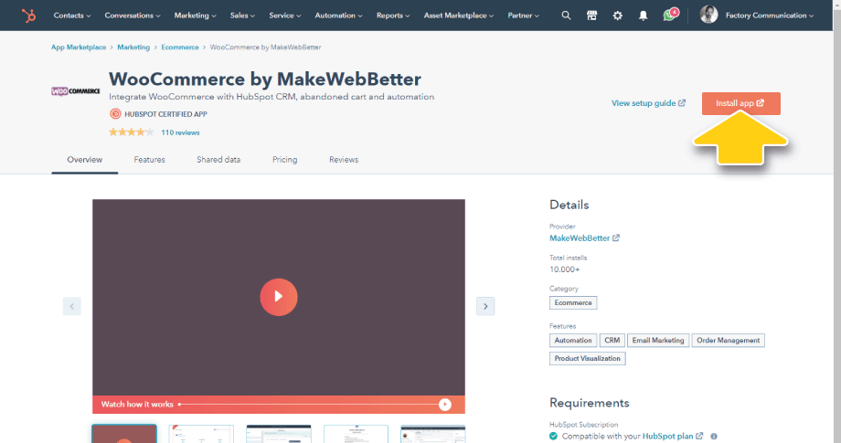 Installazione WooCommerce by MakeWebBetter