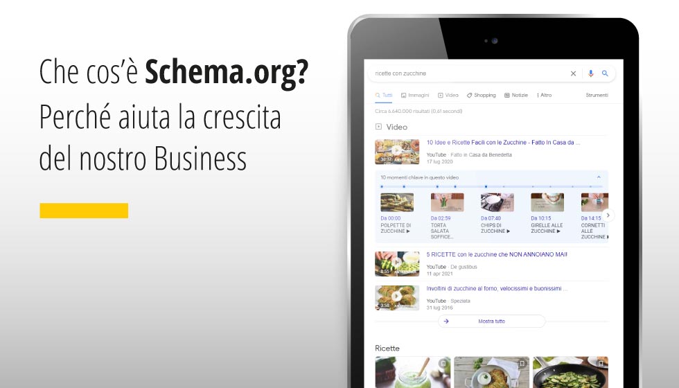 Che Cos'è Schema.org? Perché Aiuta La Crescita Del Nostro Business?