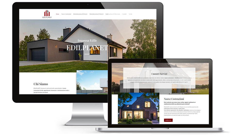Portfolio Sito Web Edilplanet - Factory Communication