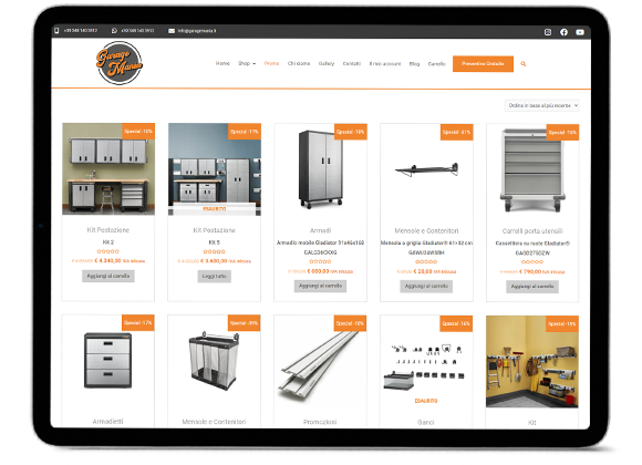 Servizio di Realizzazione E-commerce Factory Communication