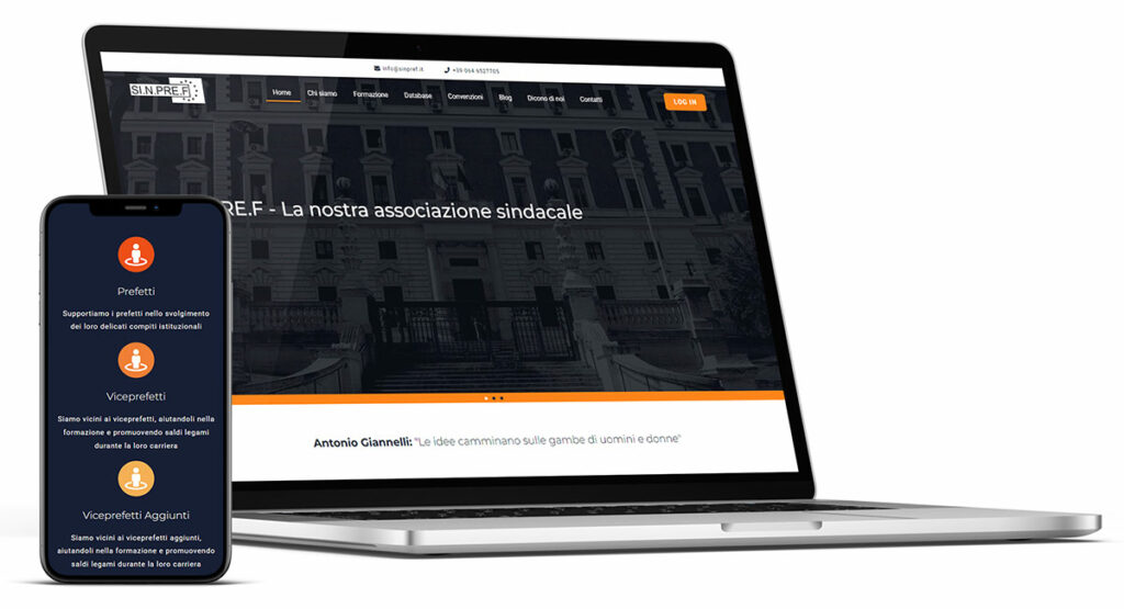 Factory Communication Sito web Sinpref