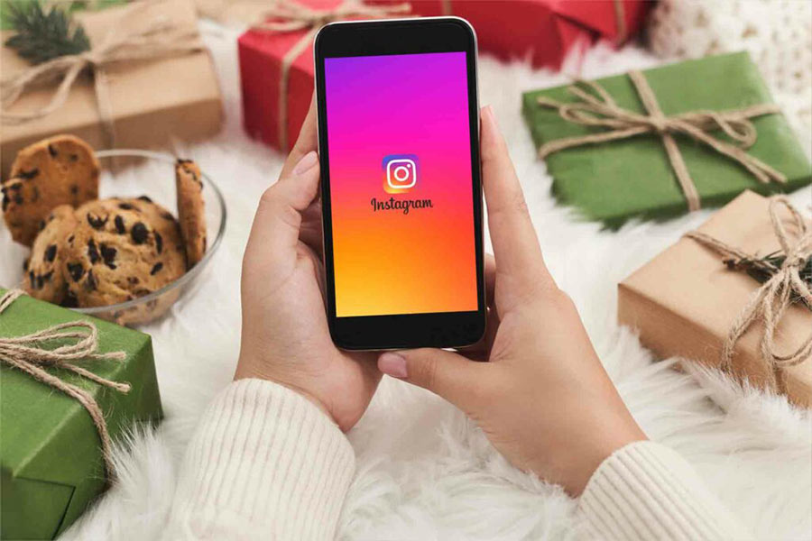 interfaccia di accesso ad Instagram sul cellulare