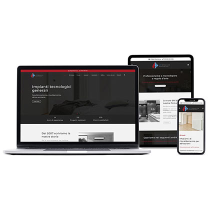 homepage sito internet Artidraulica
