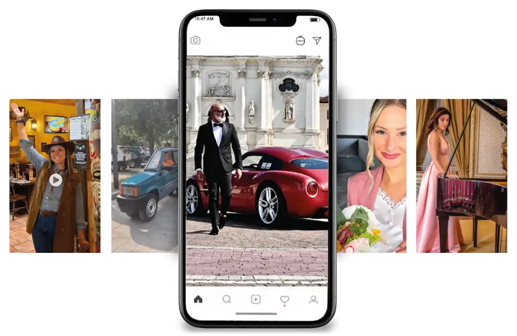 immagini di alcuni creator e influencer di Factory Communication