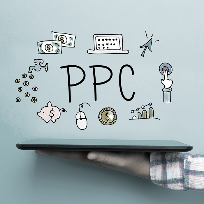 scritta PPC disegnata sopra un tablet
