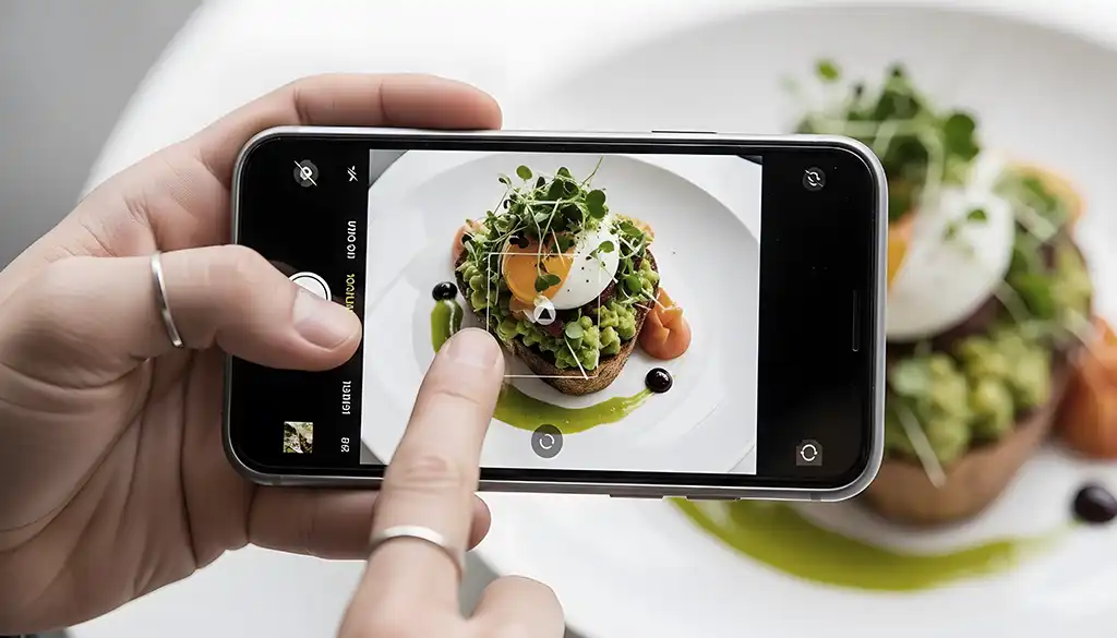 Creator is producing content for an influencer marketing campaign