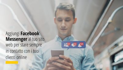 Aggiungi Facebook Messenger al tuo sito web