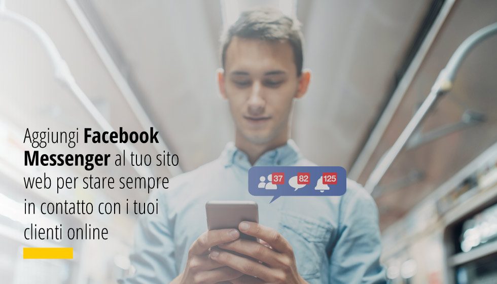 Aggiungi Facebook Messenger al tuo sito web