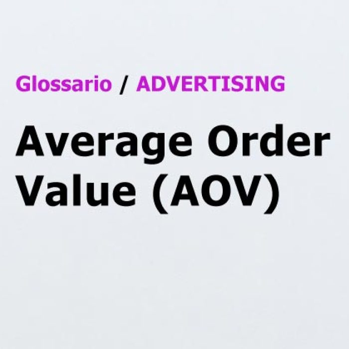 Average Order Value