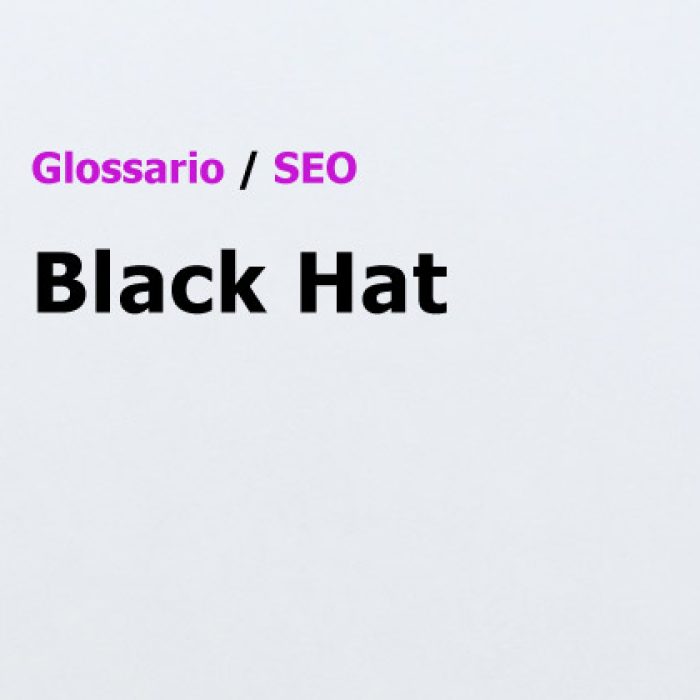 Black Hat Glossario SEO