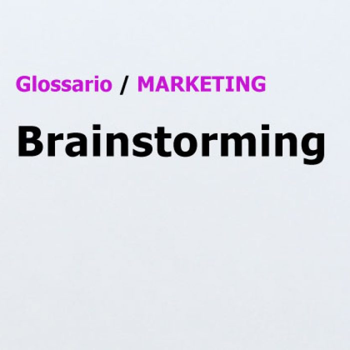 Brainstorming Glossario di Marketing