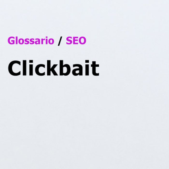 Clickbait Glossario SEO