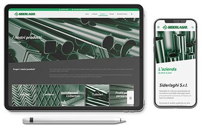 Factory Communication realizza il sito web di Siderlaghi