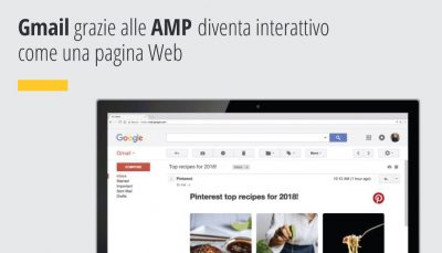 Grazie alle AMP (Accelerated Mobile Pages) Gmail diventa interattivo come una pagina Web