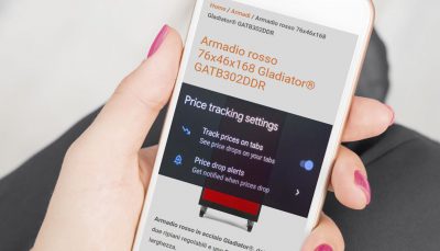 Price tracking di Google Chrome relativo il monitoraggio dei prezzi