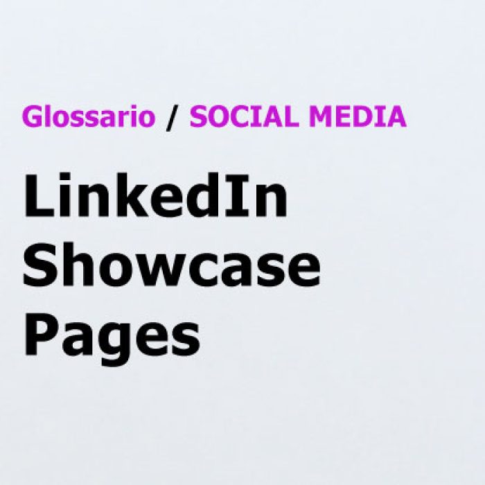 LinkedIn Showcase Pages Glossario Social Media Marketing