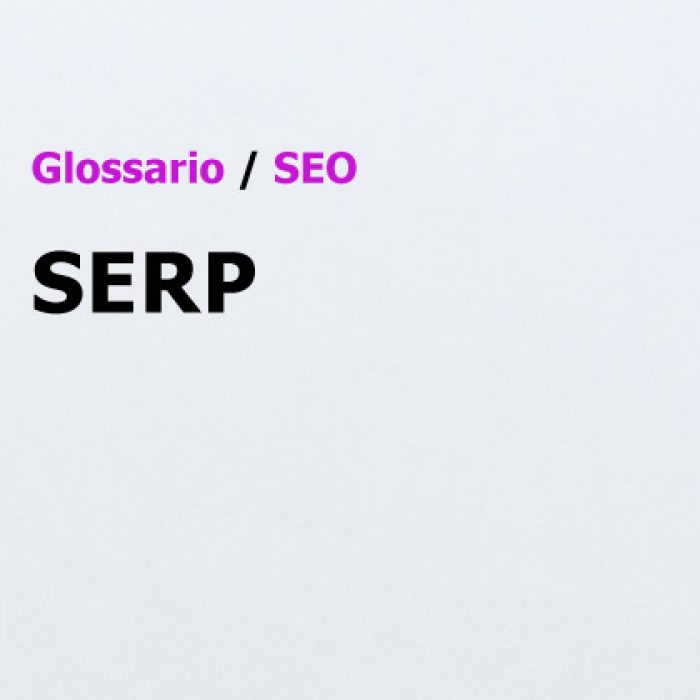 SERP Glossario SEO