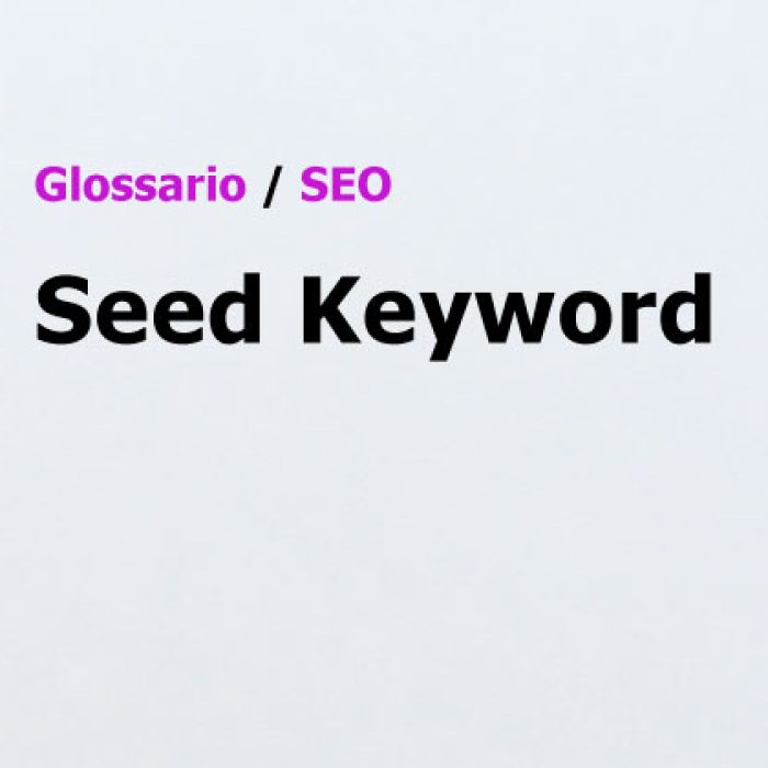 Seed Keyword Glossario SEO