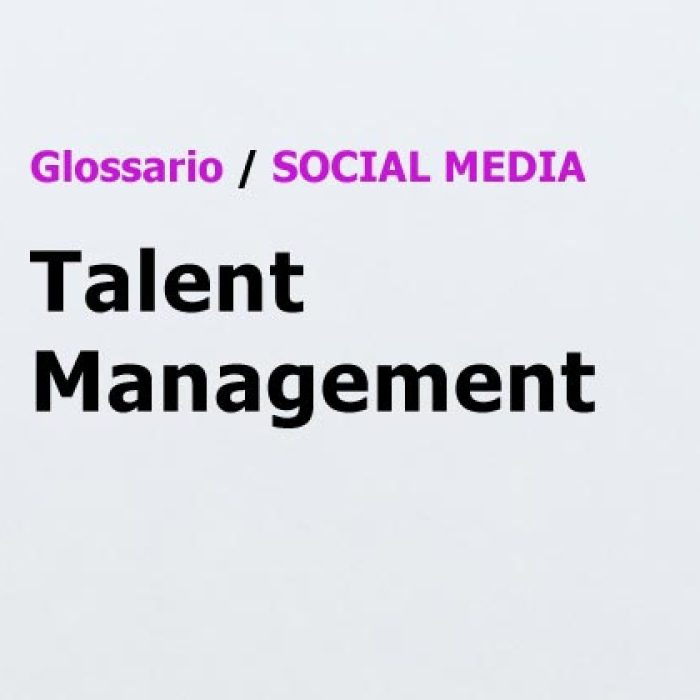 Talent Management Glossario Social Media